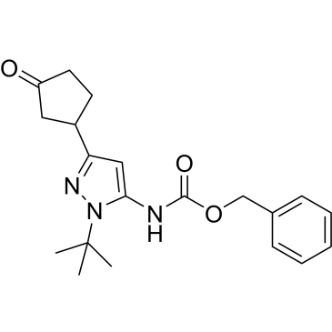 Benzyl (1-(tert-butyl)-3-(3-oxocyclopentyl)-1H-pyrazol-5-yl)carbamate|CS-0188753