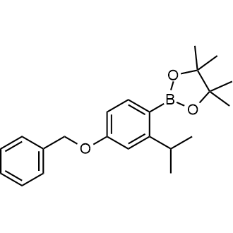 2-(4-(Benzyloxy)-2-isopropylphenyl)-4,4,5,5-tetramethyl-1,3,2-dioxaborolane|CS-0188903