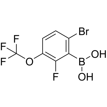 (6-Bromo-2-fluoro-3-(trifluoromethoxy)phenyl)boronic acid|CS-0189098