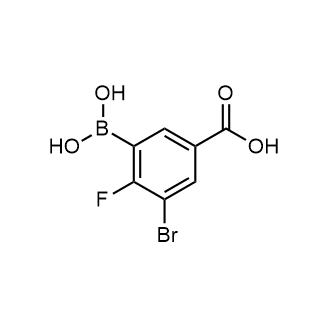 2-Fluoro-3-bromo-5-carboxyphenylboronic acid|CS-0189180