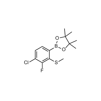2-(4-Chloro-3-fluoro-2-(methylthio)phenyl)-4,4,5,5-tetramethyl-1,3,2-dioxaborolane|CS-0189195