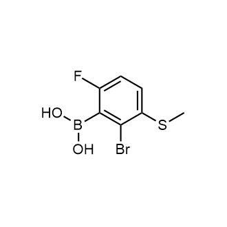 2-Bromo-6-fluoro-3-(methylthio)phenylboronic acid|CS-0189475