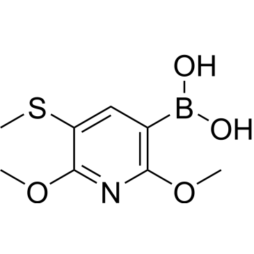 2,6-Dimethoxy-3-methylsulfanylpyridine-5-boronic acid|CS-0189509