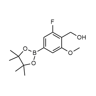 [2-Fluoro-6-methoxy-4-(4,4,5,5-tetramethyl-1,3,2-dioxaborolan-2-yl)phenyl]methanol|CS-0189700