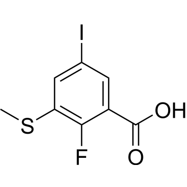 2-Fluoro-5-iodo-3-(methylthio)benzoic acid|CS-0190325