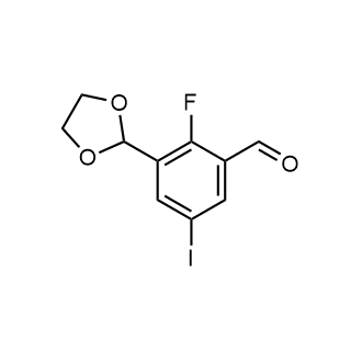 3-(1,3-Dioxolan-2-yl)-2-fluoro-5-iodobenzaldehyde|CS-0190534
