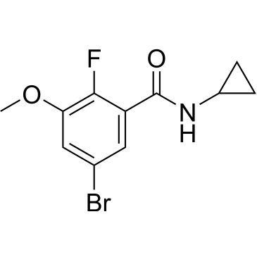 5-Bromo-N-cyclopropyl-2-fluoro-3-methoxybenzamide|CS-0190551