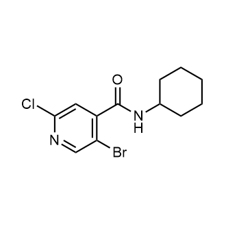 5-Bromo-2-chloro-N-cyclohexylisonicotinamide|CS-0191379