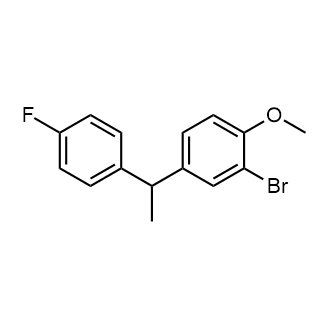 2-Bromo-4-(1-(4-fluorophenyl)ethyl)-1-methoxybenzene|CS-0191390