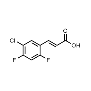 (E)-3-(5-Chloro-2,4-difluorophenyl)acrylic acid|CS-0191501