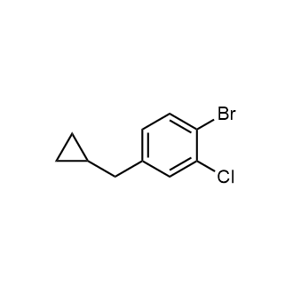 1-Bromo-2-chloro-4-(cyclopropylmethyl)benzene|CS-0191686