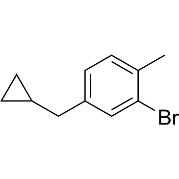 2-Bromo-4-(cyclopropylmethyl)-1-methylbenzene|CS-0191689