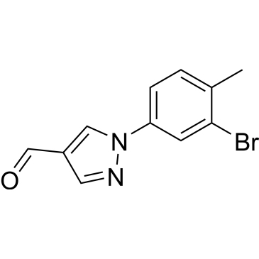 1-(3-Bromo-4-methylphenyl)-1H-pyrazole-4-carbaldehyde|CS-0192604