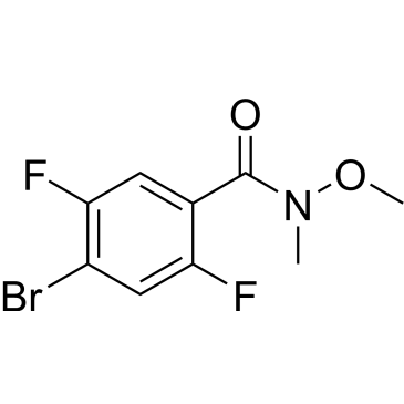 4-Bromo-2,5-difluoro-N-methoxy-N-methylbenzamide|CS-0192666