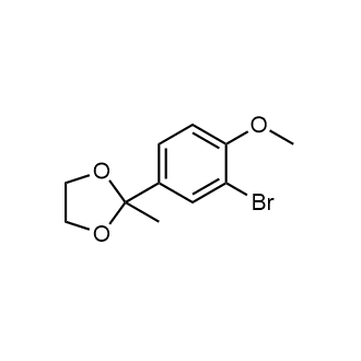 2-(3-Bromo-4-methoxyphenyl)-2-methyl-1,3-dioxolane|CS-0193372