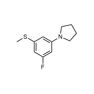 1-(3-Fluoro-(5-methylsulfanyl)phenyl)pyrolidine|CS-0193810