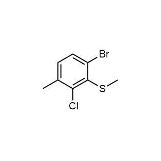 1-Bromo-3-chloro-4-methyl-2-(methylthio)benzene|CS-0194488