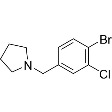 1-[(4-Bromo-3-chlorophenyl)methyl]-pyrrolidine|CS-0194703