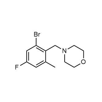 4-(2-Bromo-4-fluoro-6-methylbenzyl)morpholine|CS-0194852