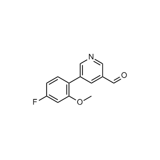 5-(4-Fluoro-2-methoxyphenyl)pyridine-3-carboxaldehyde|CS-0194973