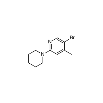 5-Bromo-4-methyl-2-(1-piperidinyl)pyridine|CS-0194989