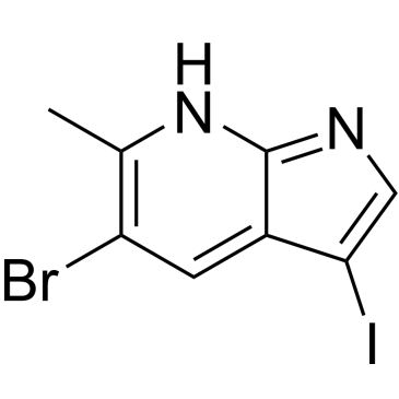 5-Bromo-3-iodo-6-methyl-1H-pyrrolo[2,3-b]pyridine|CS-0196447