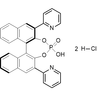 (R)-3,3'-Di(pyridin-2-yl)-1,1'-binapthyl-2,2'-diyl hydrogenphosphate Dihydrochloride|CS-0197937