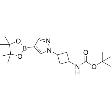 tert-Butyl (3-(4-(4,4,5,5-tetramethyl-1,3,2-dioxaborolan-2-yl)-1H-pyrazol-1-yl)cyclobutyl)carbamate|CS-0198216