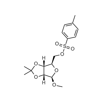 ((3aR,4R,6R,6aR)-6-Methoxy-2,2-dimethyltetrahydrofuro[3,4-d][1,3]dioxol-4-yl)methyl 4-methylbenzenesulfonate