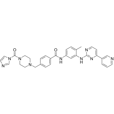 4-((4-(1H-Imidazole-1-carbonyl)piperazin-1-yl)methyl)-N-(4-methyl-3-((4-(pyridin-3-yl)pyrimidin-2-yl)amino)phenyl)benzamide|CS-0198835