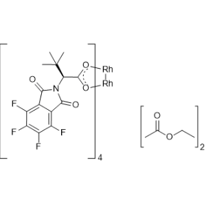 Tetrakis[N-tetrafluorophthaloyl-(S)-tert-leucinato]dirhodium Bis(ethyl Acetate) Adduct|CS-0199066