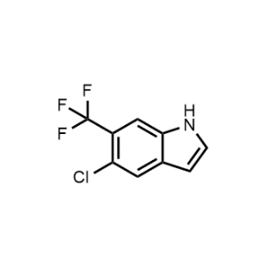 5-Chloro-6-(trifluoromethyl)-1H-indole|CS-0199285