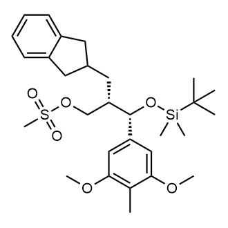 (2S,3S)-3-((tert-Butyldimethylsilyl)oxy)-2-((2,3-dihydro-1H-inden-2-yl)methyl)-3-(3,5-dimethoxy-4-methylphenyl)propyl methanesulfonate|CS-0201207
