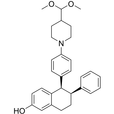 (5R,6S)-5-(4-(4-(Dimethoxymethyl)piperidin-1-yl)phenyl)-6-phenyl-5,6,7,8-tetrahydronaphthalen-2-ol|CS-0201359