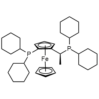 (S)-1-[(R)-2-(Dicyclohexylphosphino)ferrocenyl]ethyldicyclohexylphosphine|CS-0201959
