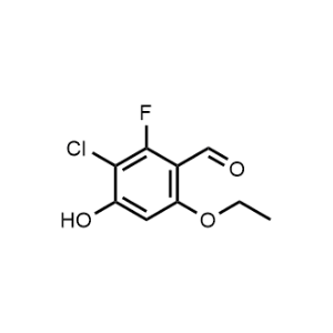 3-Chloro-6-ethoxy-2-fluoro-4-hydroxybenzaldehyde|CS-0202160