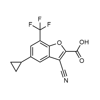 3-Cyano-5-cyclopropyl-7-(trifluoromethyl)benzofuran-2-carboxylic acid|CS-0202404