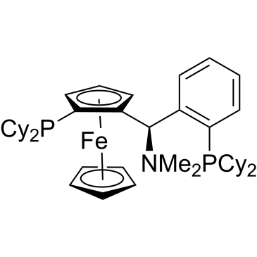 (1R)-1-(Dicyclohexylphosphino)-2-[(R)-[2-(dicyclohexylphosphino)phenyl](dimethylamino)methyl]ferrocene|CS-0202942