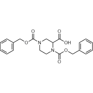 1,4-Bis((benzyloxy)carbonyl)piperazine-2-carboxylic acid|CS-0203802