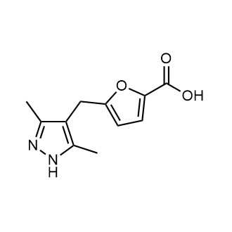5-[(3,5-Dimethyl-1H-pyrazol-4-yl)methyl]-2-furoic acid|CS-0206944