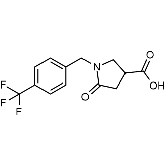 5-Oxo-1-[4-(trifluoromethyl)benzyl]pyrrolidine-3-carboxylic acid|CS-0206947