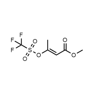 3-Trifluoromethanesulfonyloxy-but-2-enoic acid methyl ester|CS-0207598