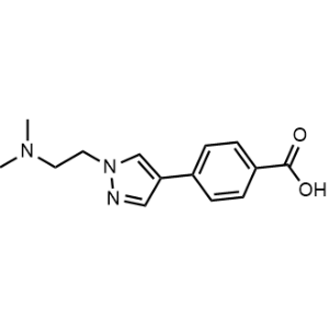 4-(1-(2-(Dimethylamino)ethyl)-1h-pyrazol-4-yl)benzoic acid|CS-0207856
