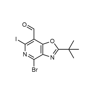 4-Bromo-2-(tert-butyl)-6-iodooxazolo[4,5-c]pyridine-7-carbaldehyde|CS-0209035