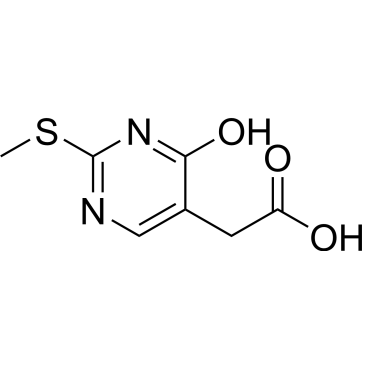 [4-Hydroxy-2-(methylthio)pyrimidin-5-yl]acetic acid|CS-0209299