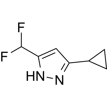 3-Cyclopropyl-5-(difluoromethyl)-1H-pyrazole|CS-0210295