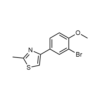 4-(3-Bromo-4-methoxyphenyl)-2-methyl-1,3-thiazole|CS-0210327