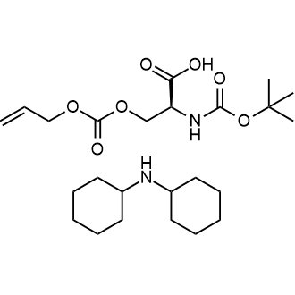L-Serine, N-[(1,1-dimethylethoxy)carbonyl]-, 2-propenyl carbonate(ester),N-cyclohexylcyclohexanamine 1:1|CS-0210655