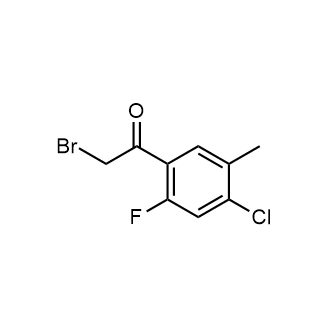2-Bromo-1-(4-chloro-2-fluoro-5-methylphenyl)-1-ethanone|CS-0210967