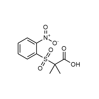 2-Methyl-2-[(2-nitrobenzene)sulfonyl]propanoic acid|CS-0211173